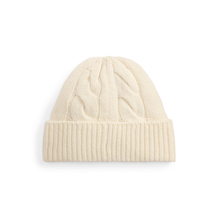 PRL Polo Bear Cable Wool-Blend Beanie/Kapa 455P18118003