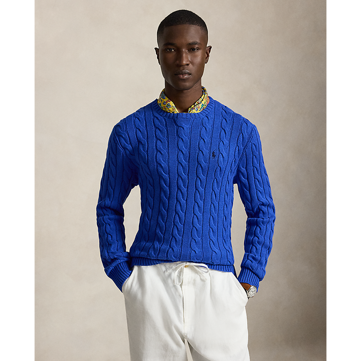 PRL Cable-Knit Cotton Sweater/Pulover 710775885546