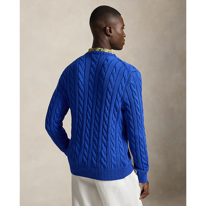 PRL Cable-Knit Cotton Sweater/Pulover 710775885546
