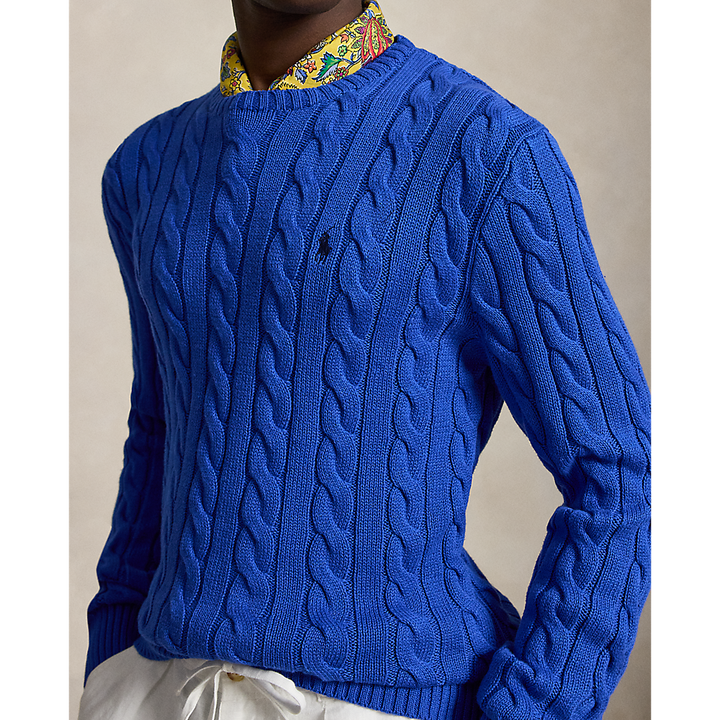 PRL Cable-Knit Cotton Sweater/Pulover 710775885546