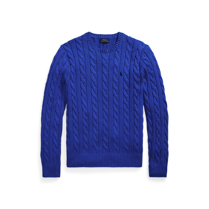 PRL Cable-Knit Cotton Sweater/Pulover 710775885546