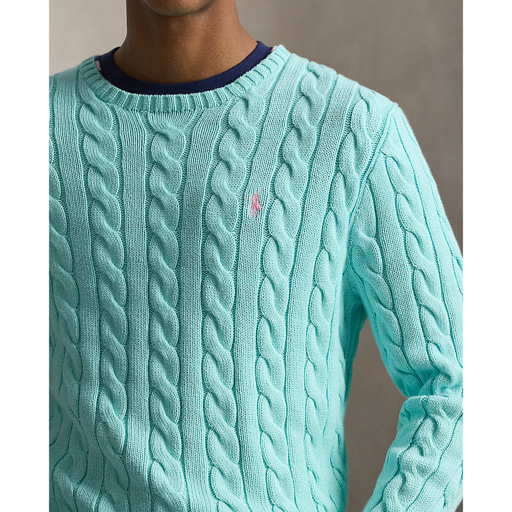 PRL Cable-Knit Cotton Jumper/Pulover 710775885547