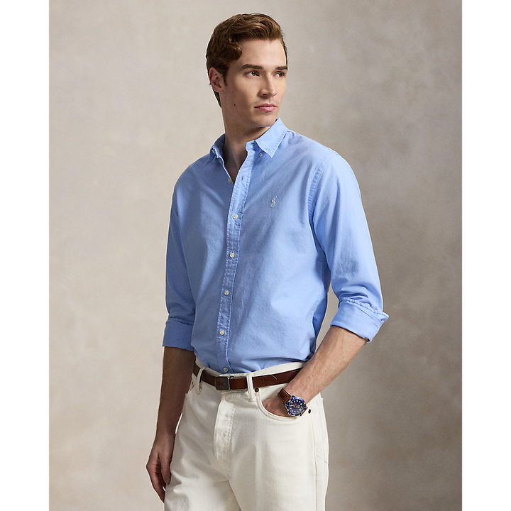 PRL Slim Fit Garment-Dyed Oxford Shirt/Košulja 710804257503