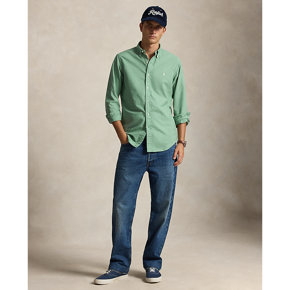 PRL Custom Fit Garment-Dyed Oxford Shirt/Košulja 710805564514
