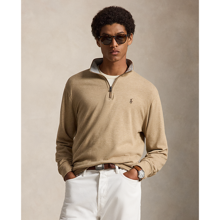 PRL Luxury Jersey Quarter-Zip Pullover/Pulover 710812963502