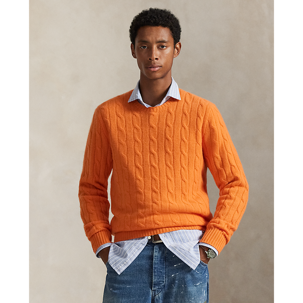 PRL The Iconic Cable-Knit Cashmere Jumper/Pulover 710876728525