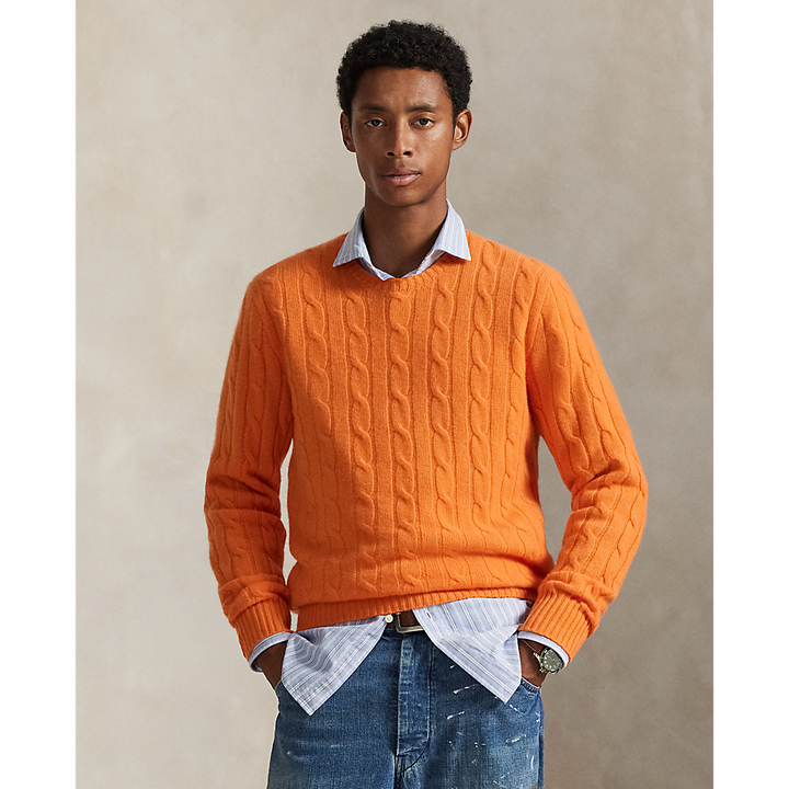 PRL The Iconic Cable-Knit Cashmere Jumper/Pulover 710876728525