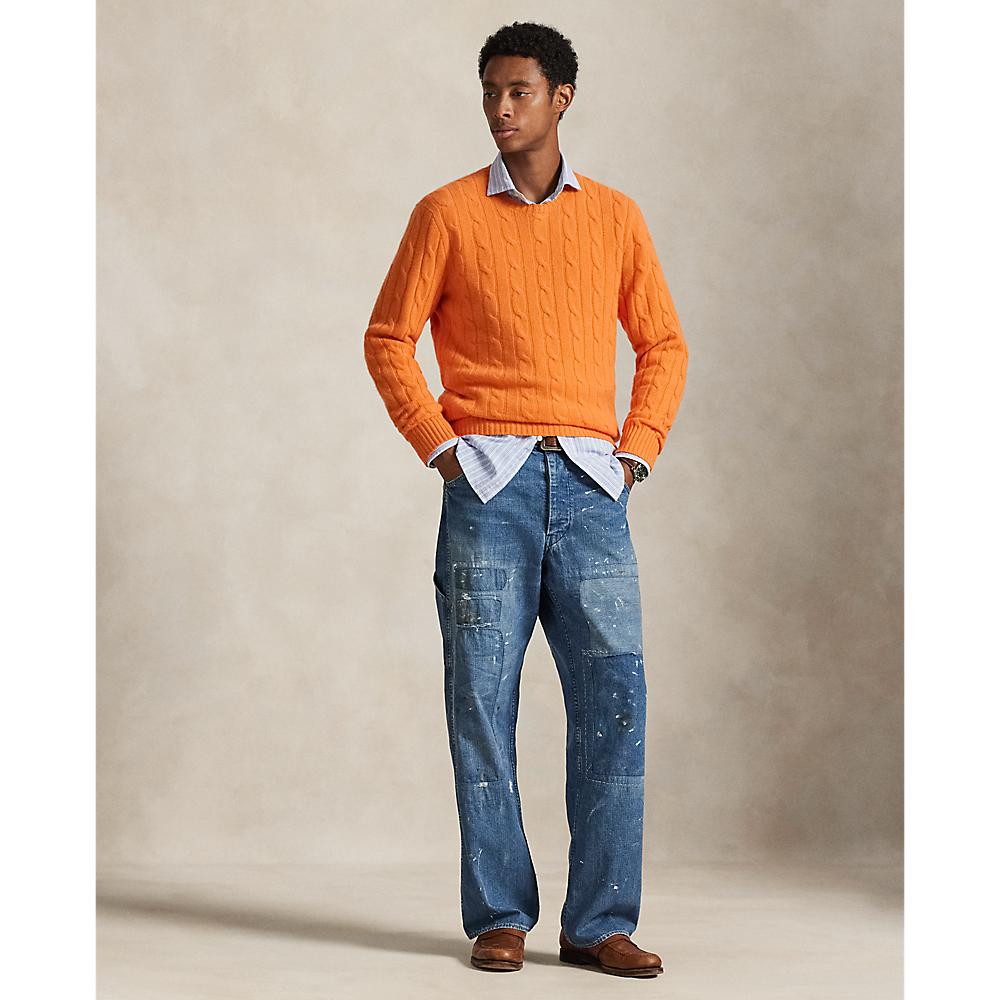 PRL The Iconic Cable-Knit Cashmere Jumper/Pulover 710876728525