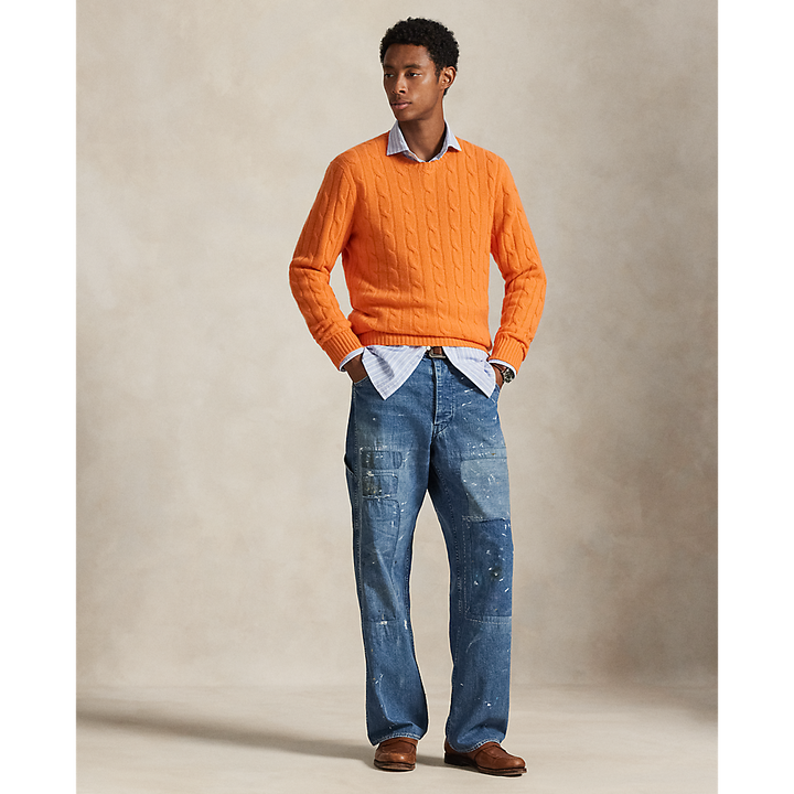 PRL The Iconic Cable-Knit Cashmere Jumper/Pulover 710876728525