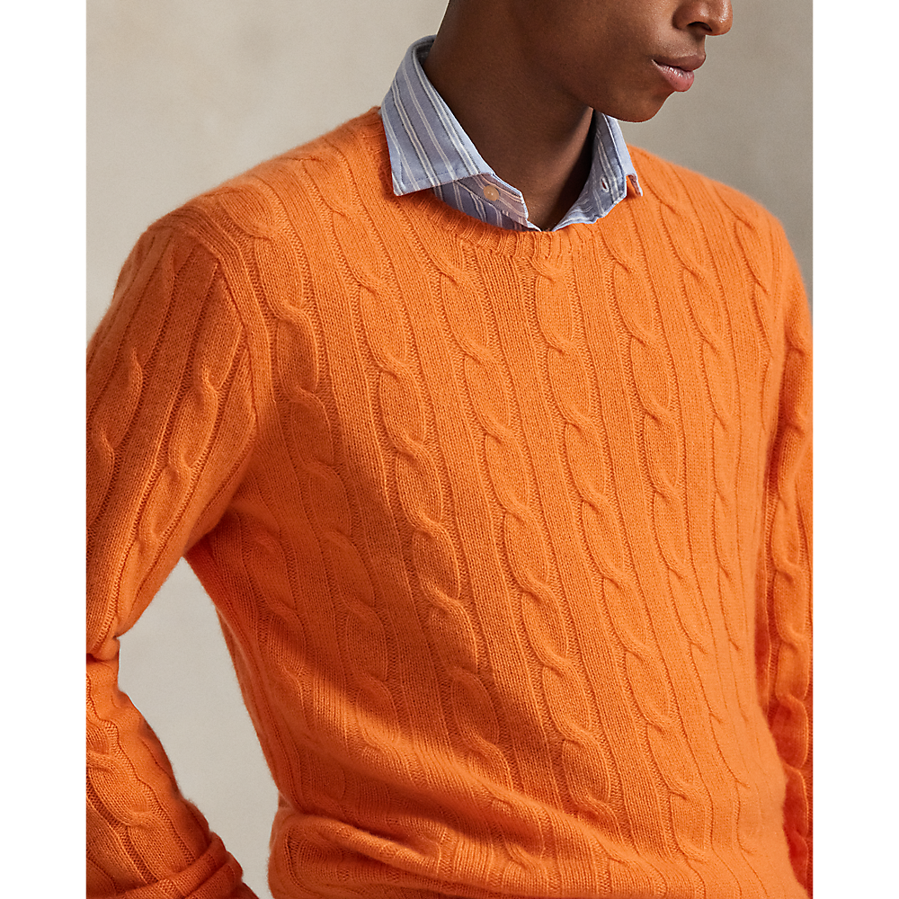 PRL The Iconic Cable-Knit Cashmere Jumper/Pulover 710876728525