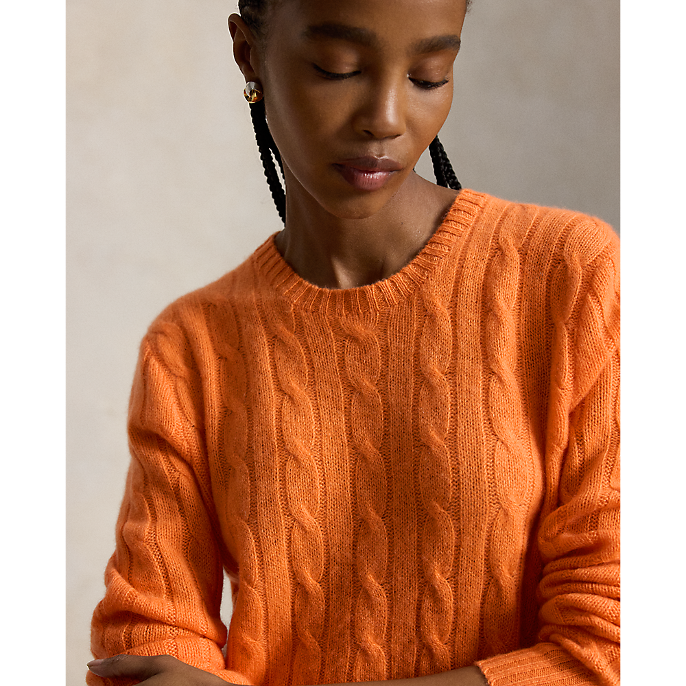 PRL The Iconic Cable-Knit Cashmere Jumper/Pulover 710876728525