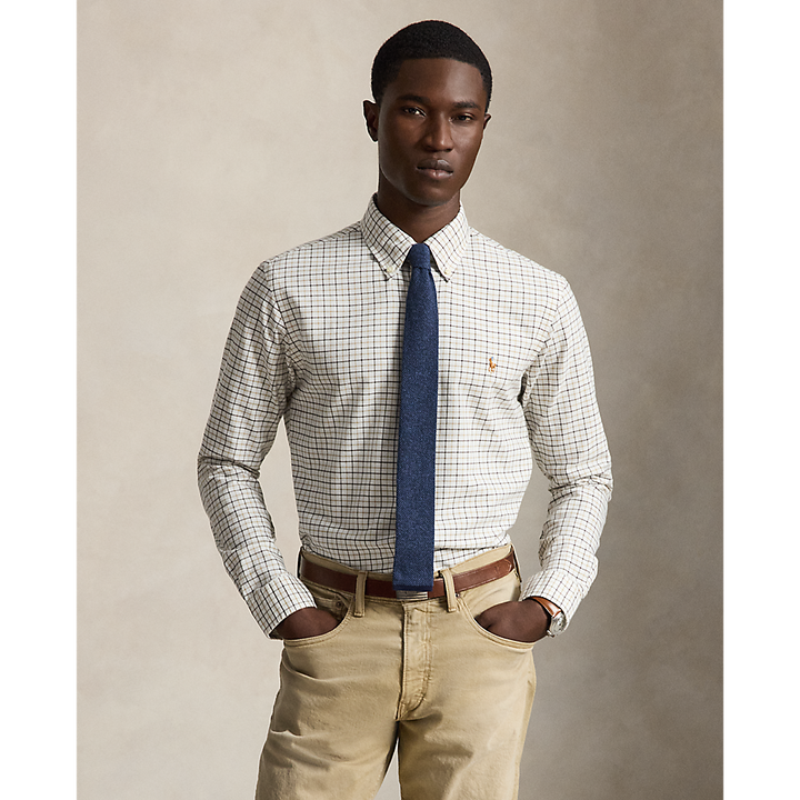 PRL Custom Fit Tattersall Oxford Shirt/Košulja 710922273500