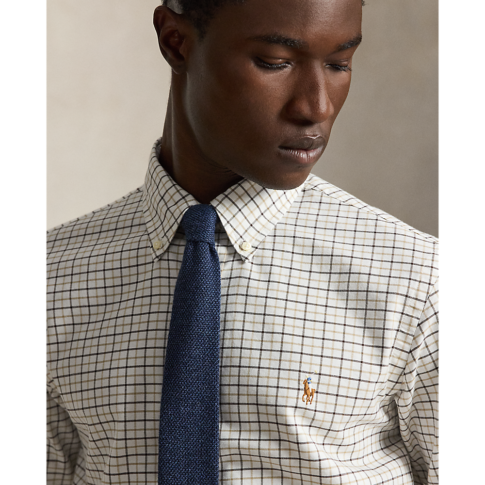 PRL Custom Fit Tattersall Oxford Shirt/Košulja 710922273500