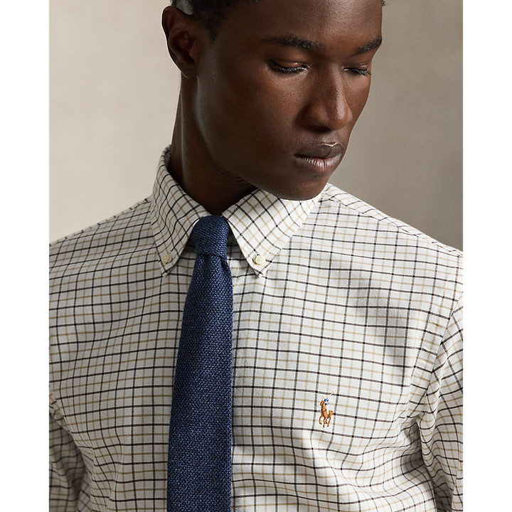 PRL Custom Fit Tattersall Oxford Shirt/Košulja 710922273500