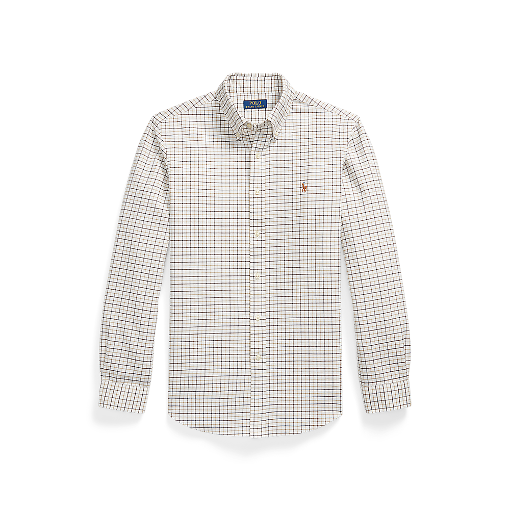 PRL Custom Fit Tattersall Oxford Shirt/Košulja 710922273500