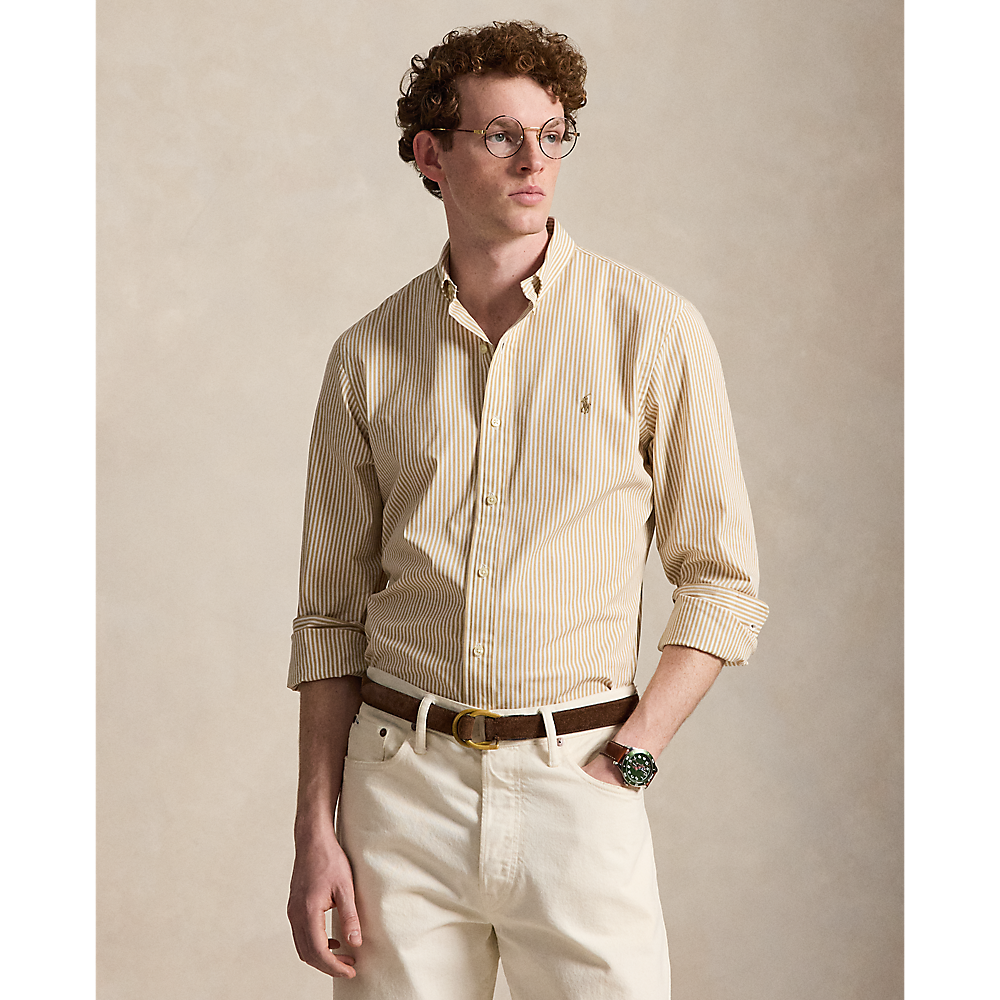 PRL Slim Fit Striped Stretch Poplin Shirt/Košulja 710929344502