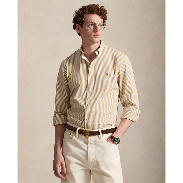 PRL Slim Fit Striped Stretch Poplin Shirt/Košulja 710929344502
