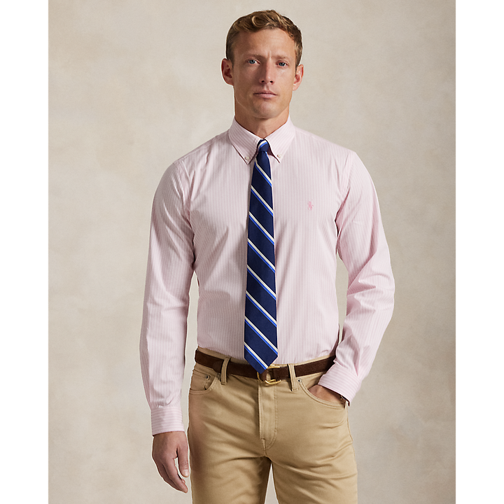 PRL Custom Fit Striped Stretch Poplin Shirt/Košulja 710929346015