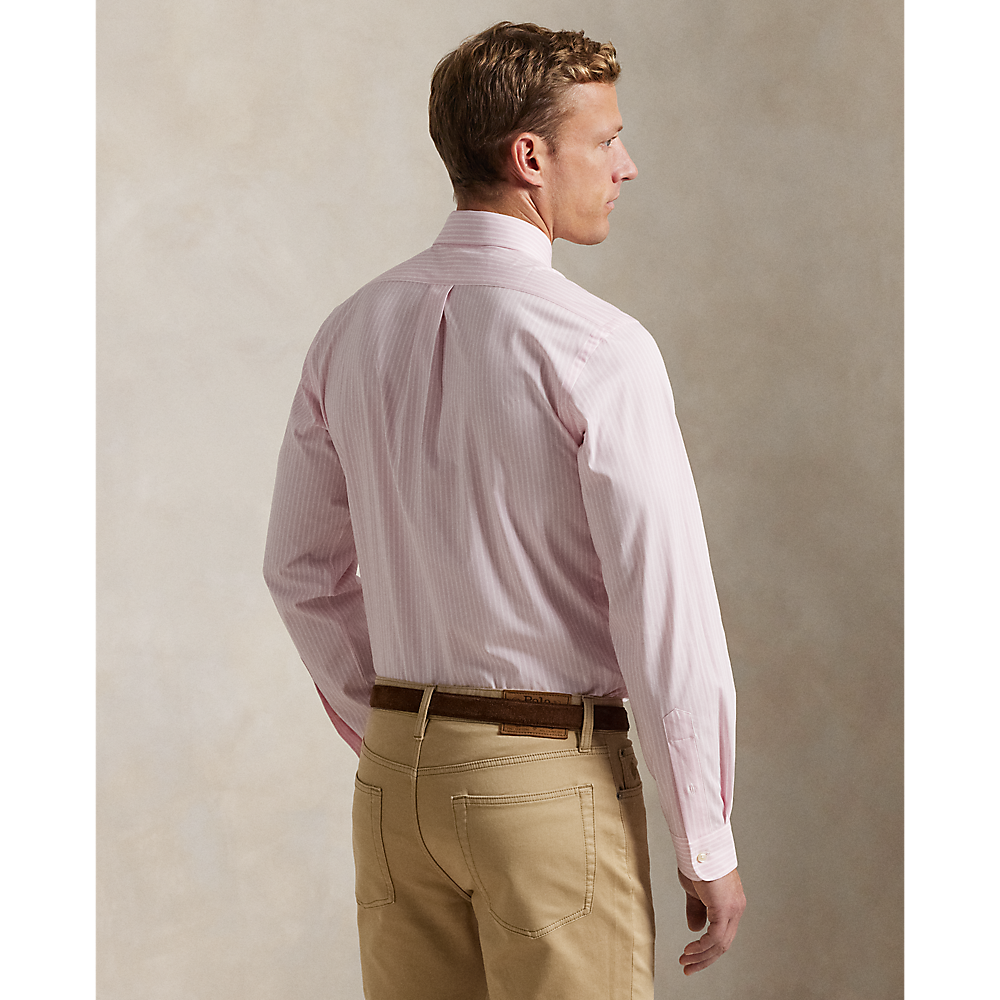 PRL Custom Fit Striped Stretch Poplin Shirt/Košulja 710929346015