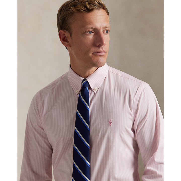 PRL Custom Fit Striped Stretch Poplin Shirt/Košulja 710929346015
