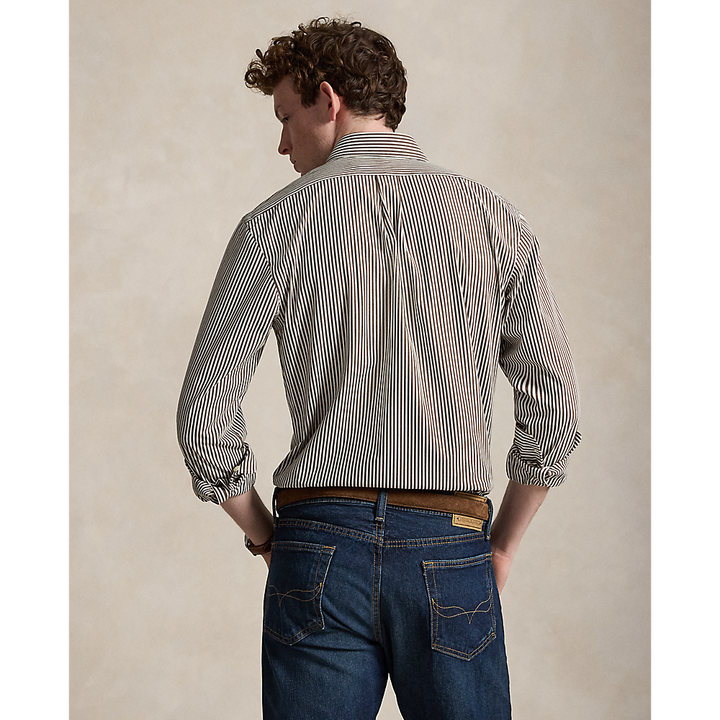PRL Custom Fit Striped Stretch Poplin Shirt/Košulja 710929346506