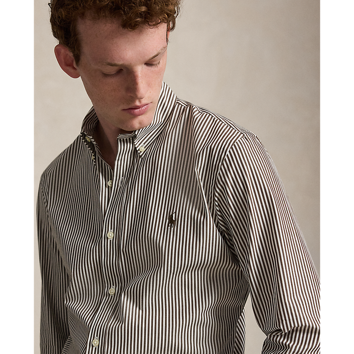 PRL Custom Fit Striped Stretch Poplin Shirt/Košulja 710929346506