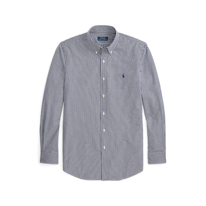 PRL Custom Fit Gingham Stretch Poplin Shirt/Košulja 710929347500