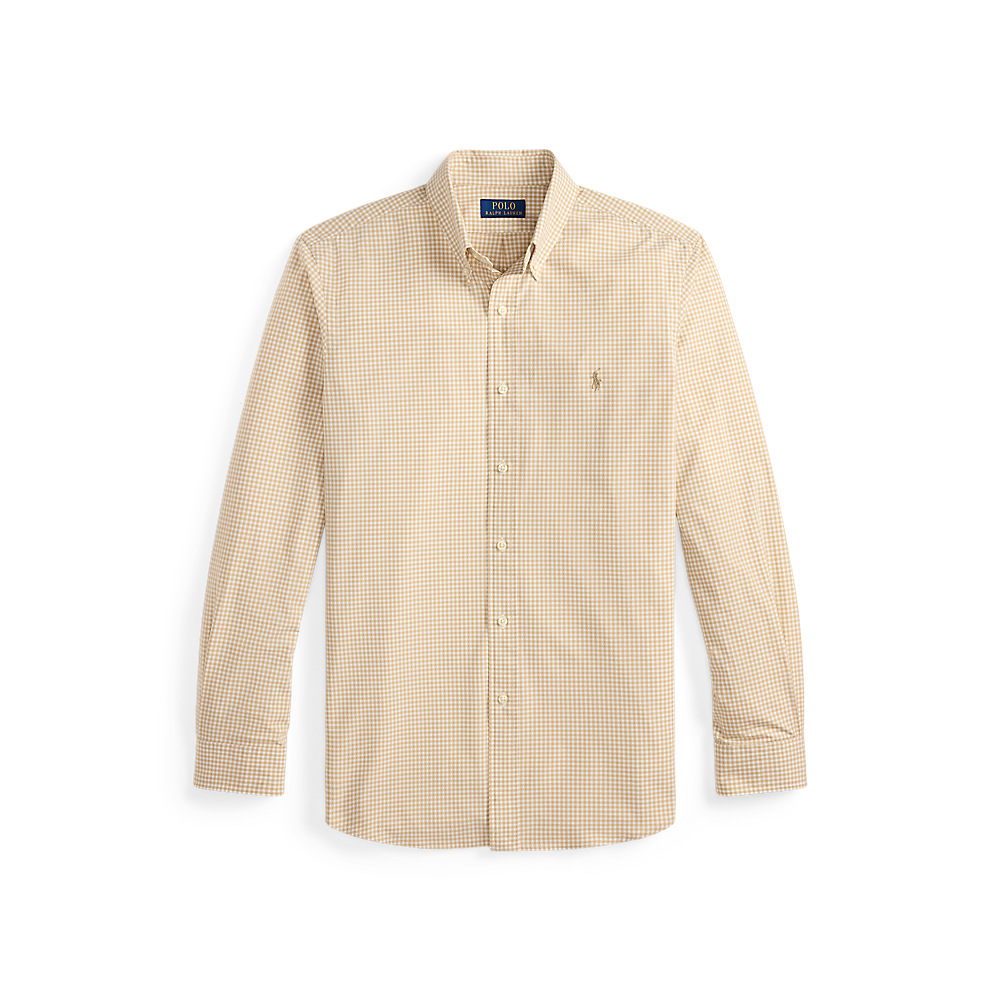 PRL Custom Fit Gingham Stretch Poplin Shirt/Košulja 710929347501