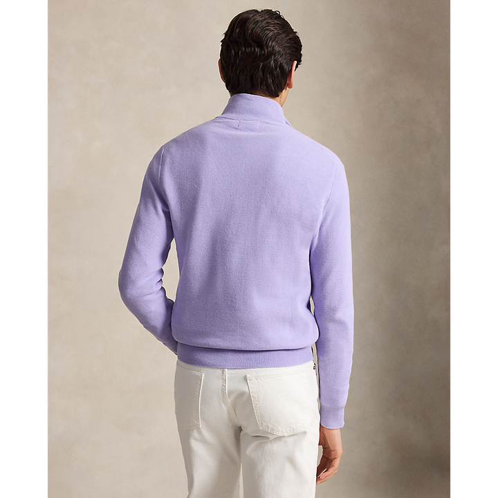 PRL Mesh-Knit Cotton Quarter-Zip Jumper/Pulover 710932304516