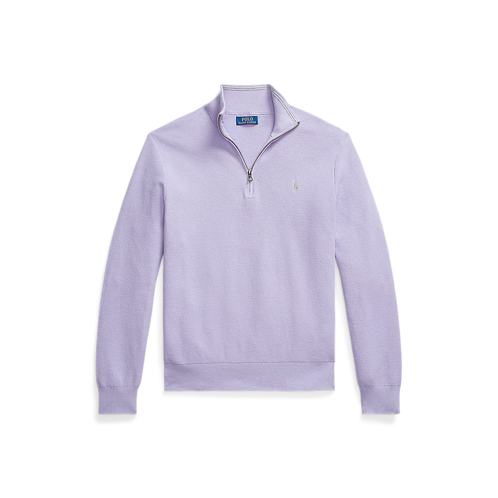PRL Mesh-Knit Cotton Quarter-Zip Jumper/Pulover 710932304516