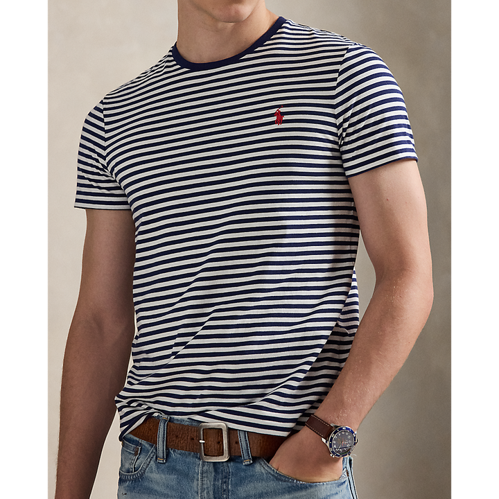 PRL Custom Slim Fit Striped Jersey T-Shirt/Majica 710956828502