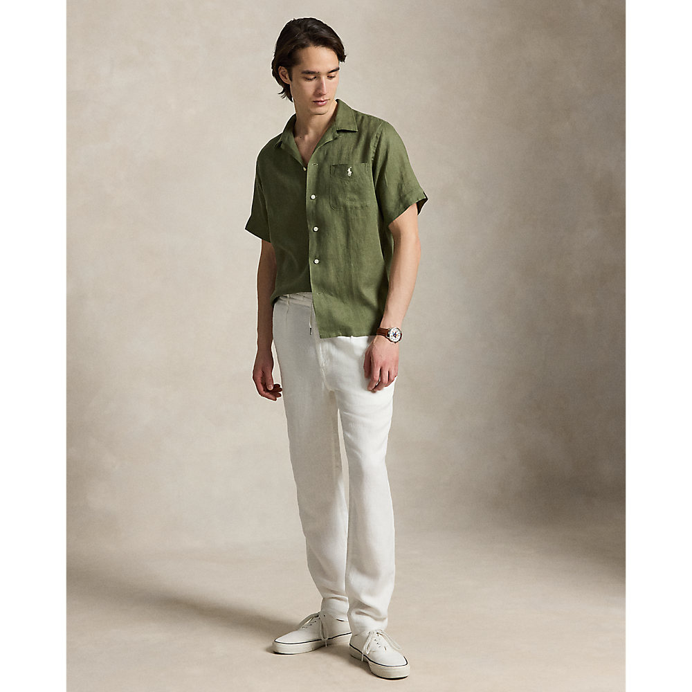 PRL Classic Fit Linen Camp Shirt/Košulja 710966421502