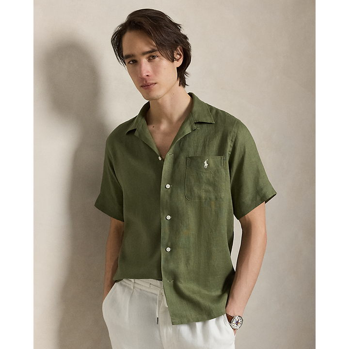 PRL Classic Fit Linen Camp Shirt/Košulja 710966421502