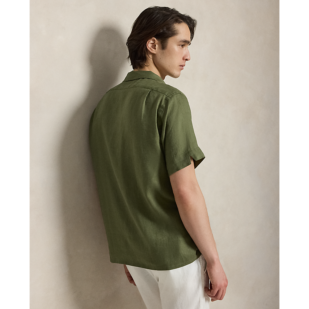 PRL Classic Fit Linen Camp Shirt/Košulja 710966421502