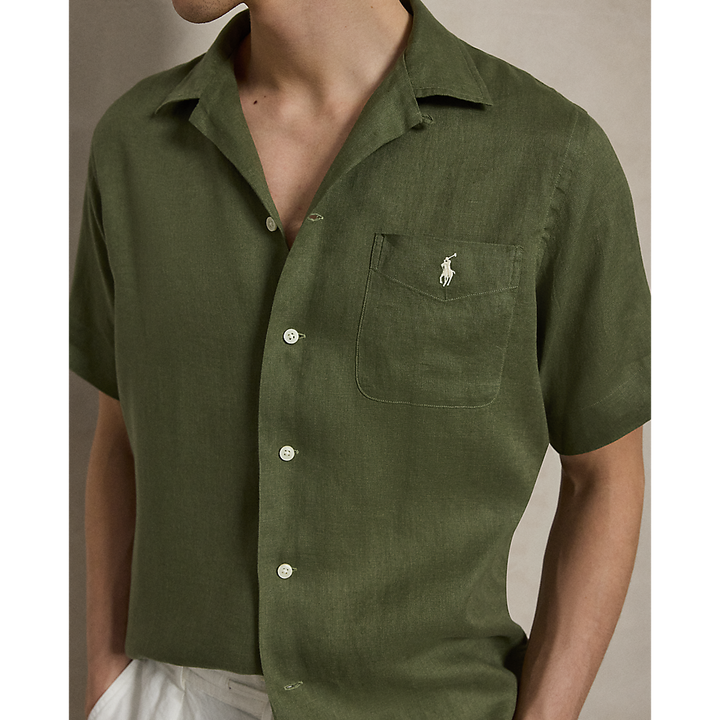 PRL Classic Fit Linen Camp Shirt/Košulja 710966421502
