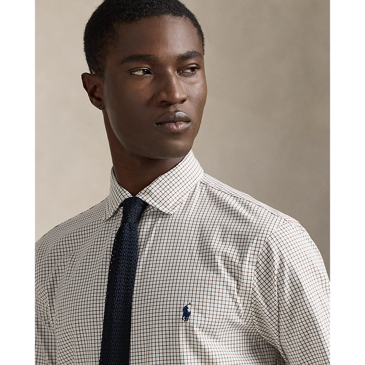 PRL Custom Fit Plaid Stretch Poplin Shirt/Košulja 710974534011