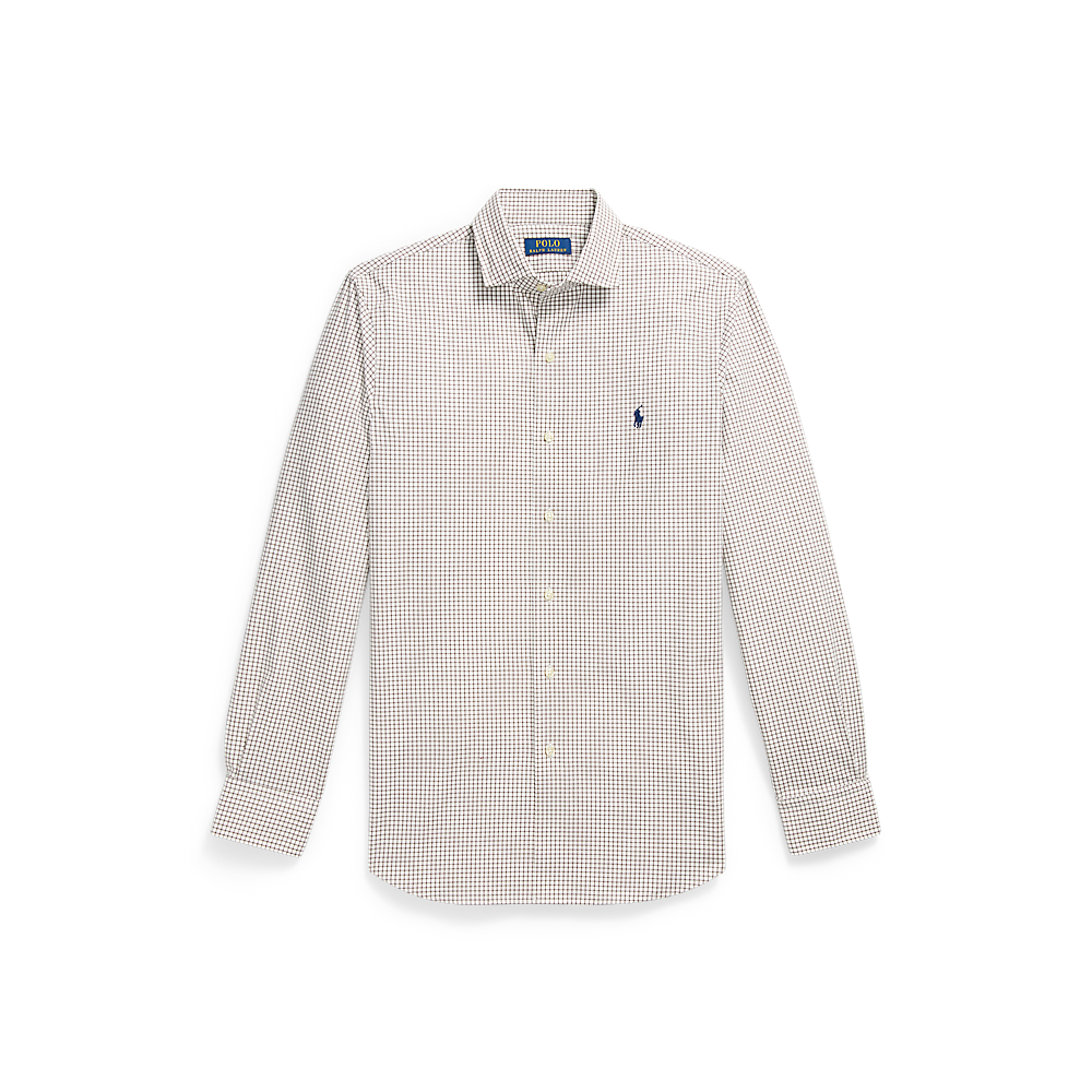 PRL Custom Fit Plaid Stretch Poplin Shirt/Košulja 710974534011