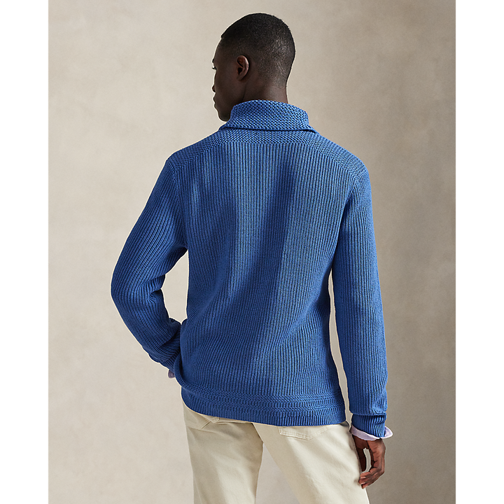 PRL Cotton Shawl-Collar Cardigan/Pulover 710A12986002