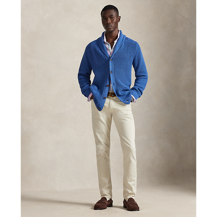 PRL Cotton Shawl-Collar Cardigan/Pulover 710A12986002