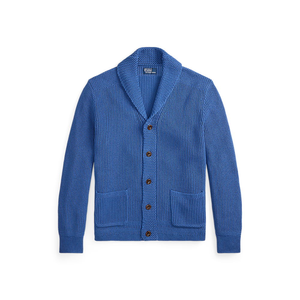 PRL Cotton Shawl-Collar Cardigan/Pulover 710A12986002