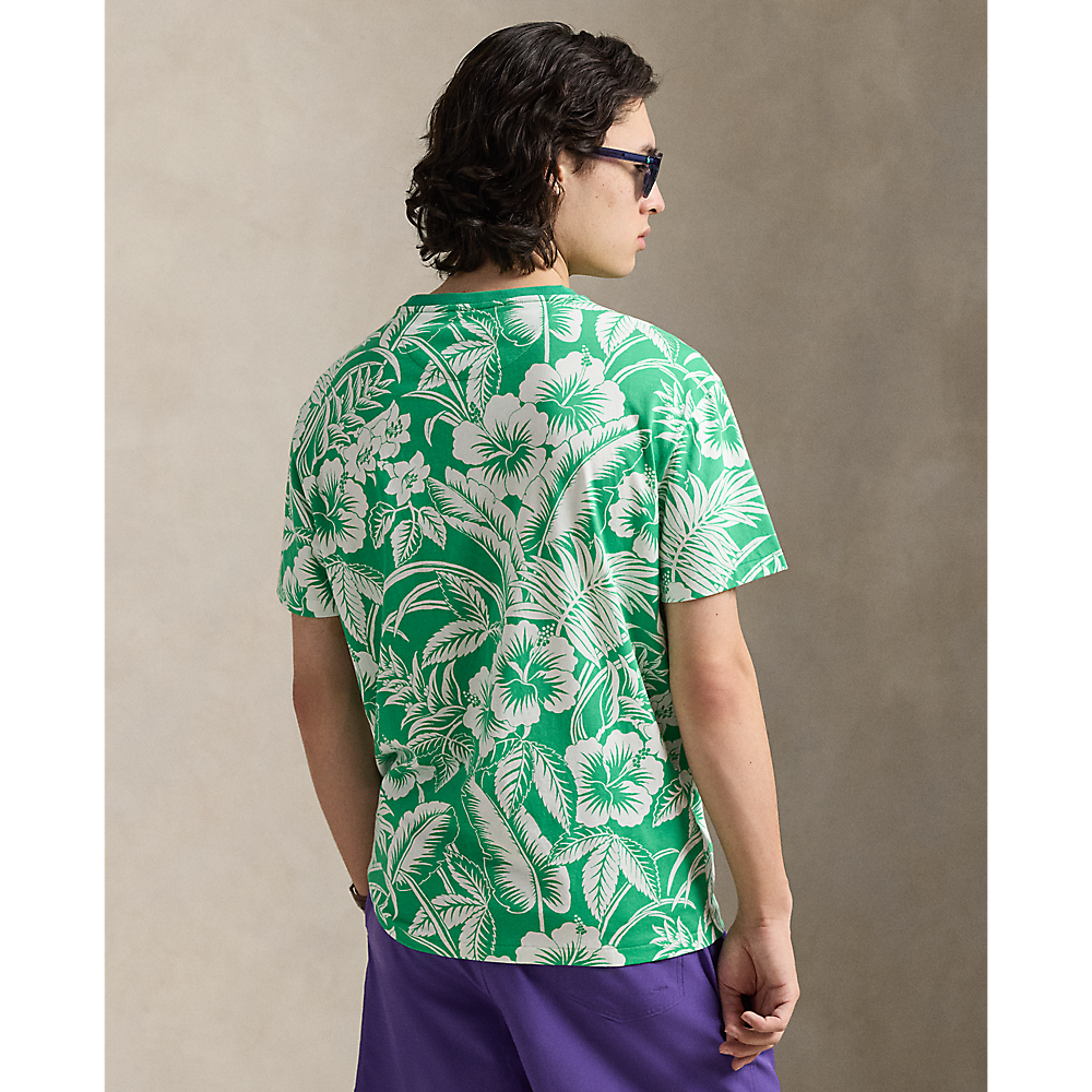 PRL Custom Slim Fit Tropical Jersey T-Shirt/Majica  710B16614001