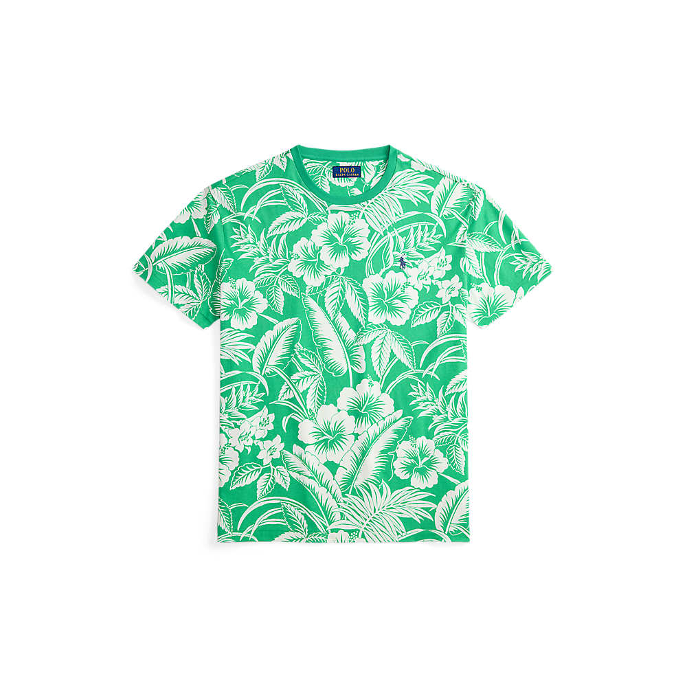 PRL Custom Slim Fit Tropical Jersey T-Shirt/Majica  710B16614001