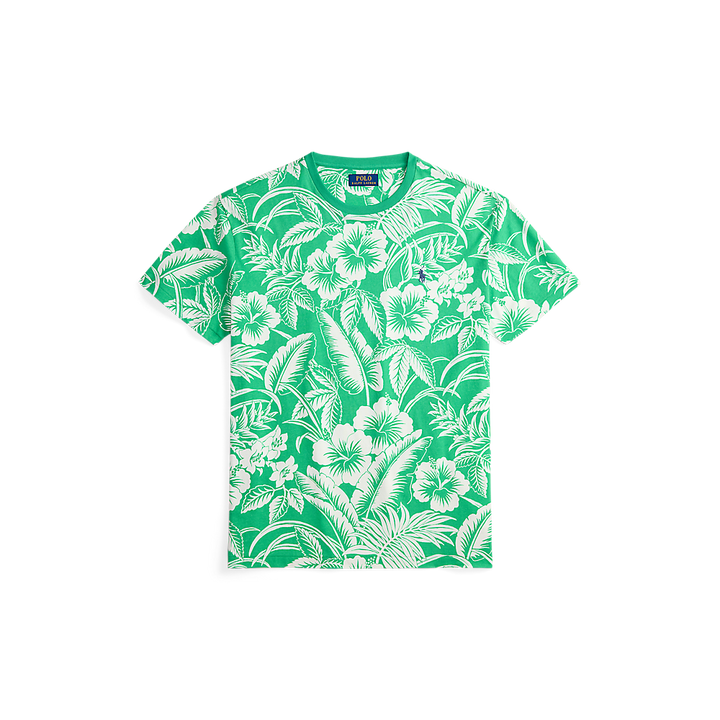 PRL Custom Slim Fit Tropical Jersey T-Shirt/Majica  710B16614001