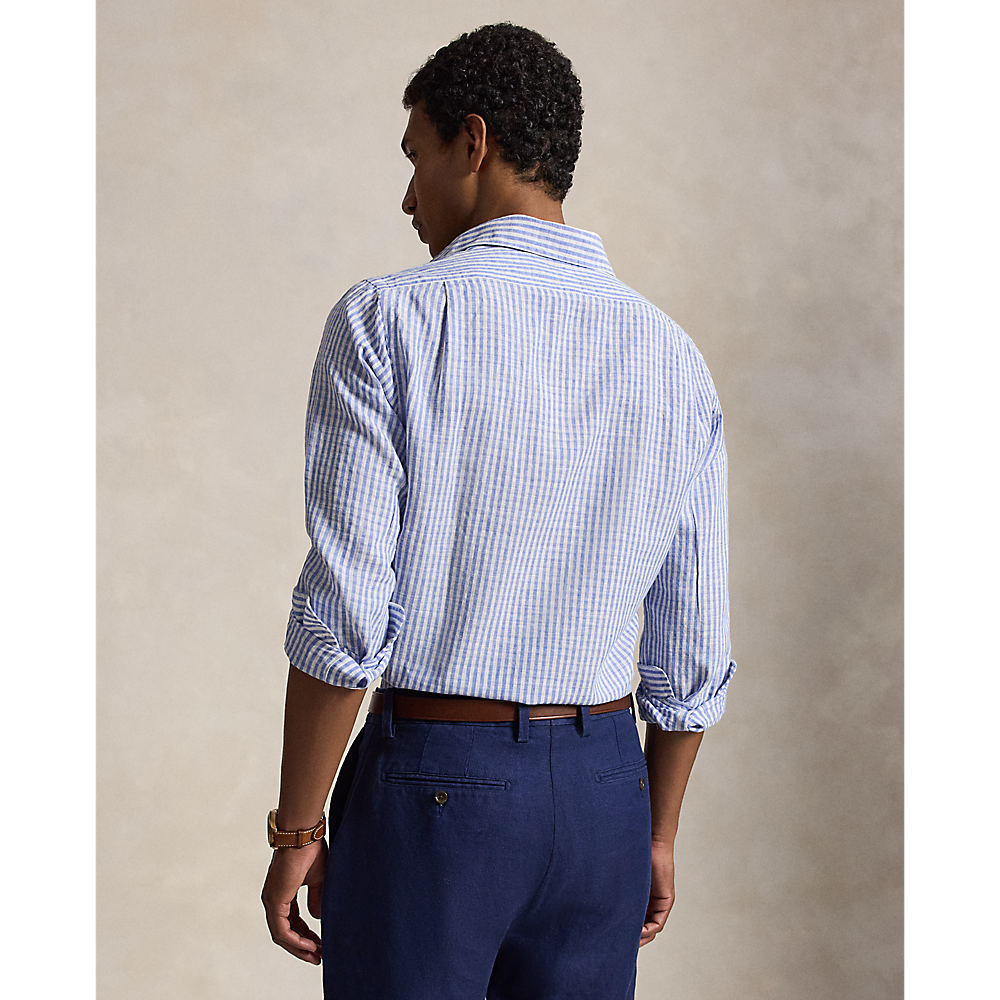 PRL Custom Fit Striped Seersucker Shirt /Košulja 710B16700001