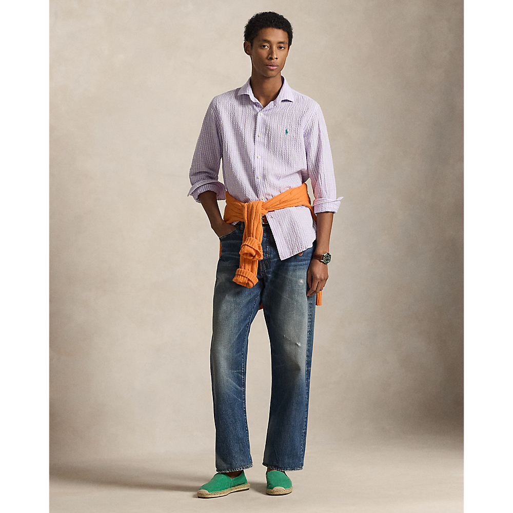 PRL Custom Fit Striped Seersucker Shirt/Košulja 710B16700003