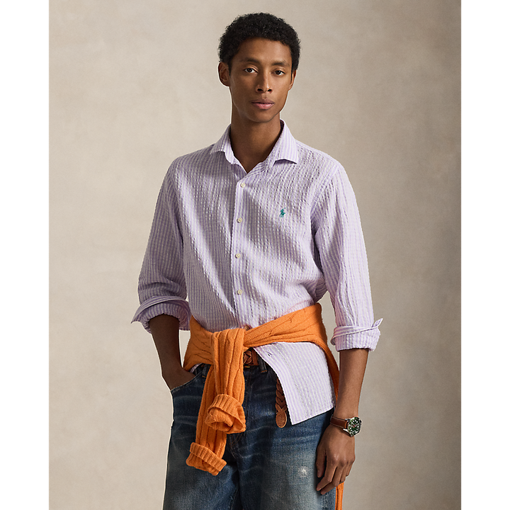 PRL Custom Fit Striped Seersucker Shirt/Košulja 710B16700003