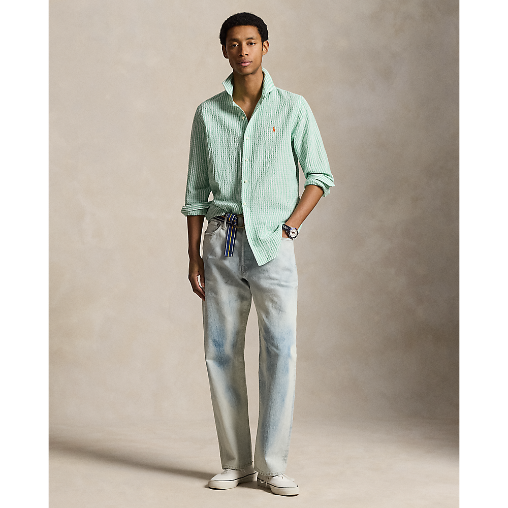 PRL Custom Fit Striped Seersucker Shirt/Košulja 710B16700004