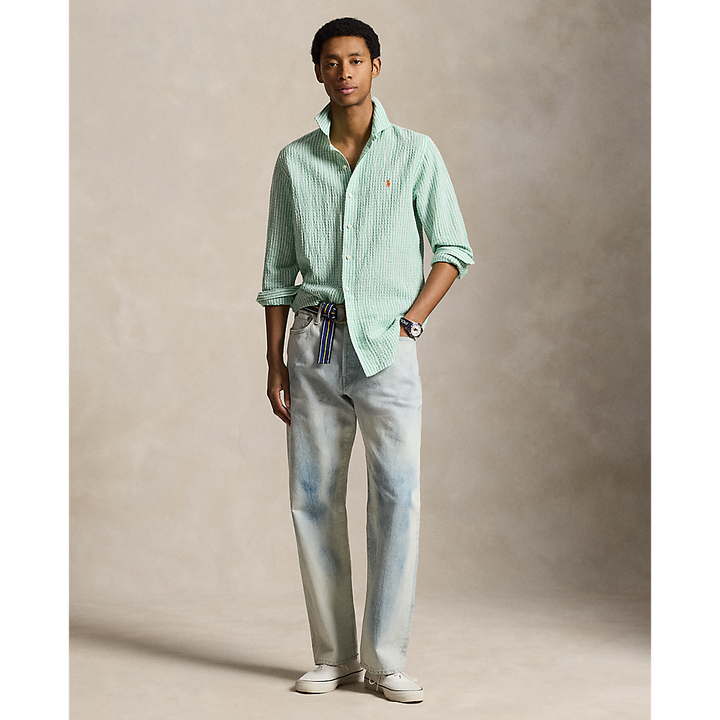PRL Custom Fit Striped Seersucker Shirt/Košulja 710B16700004