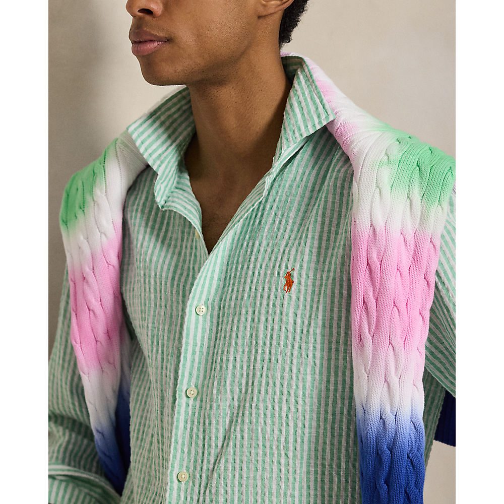 PRL Custom Fit Striped Seersucker Shirt/Košulja 710B16700004