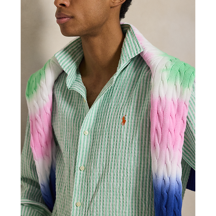PRL Custom Fit Striped Seersucker Shirt/Košulja 710B16700004